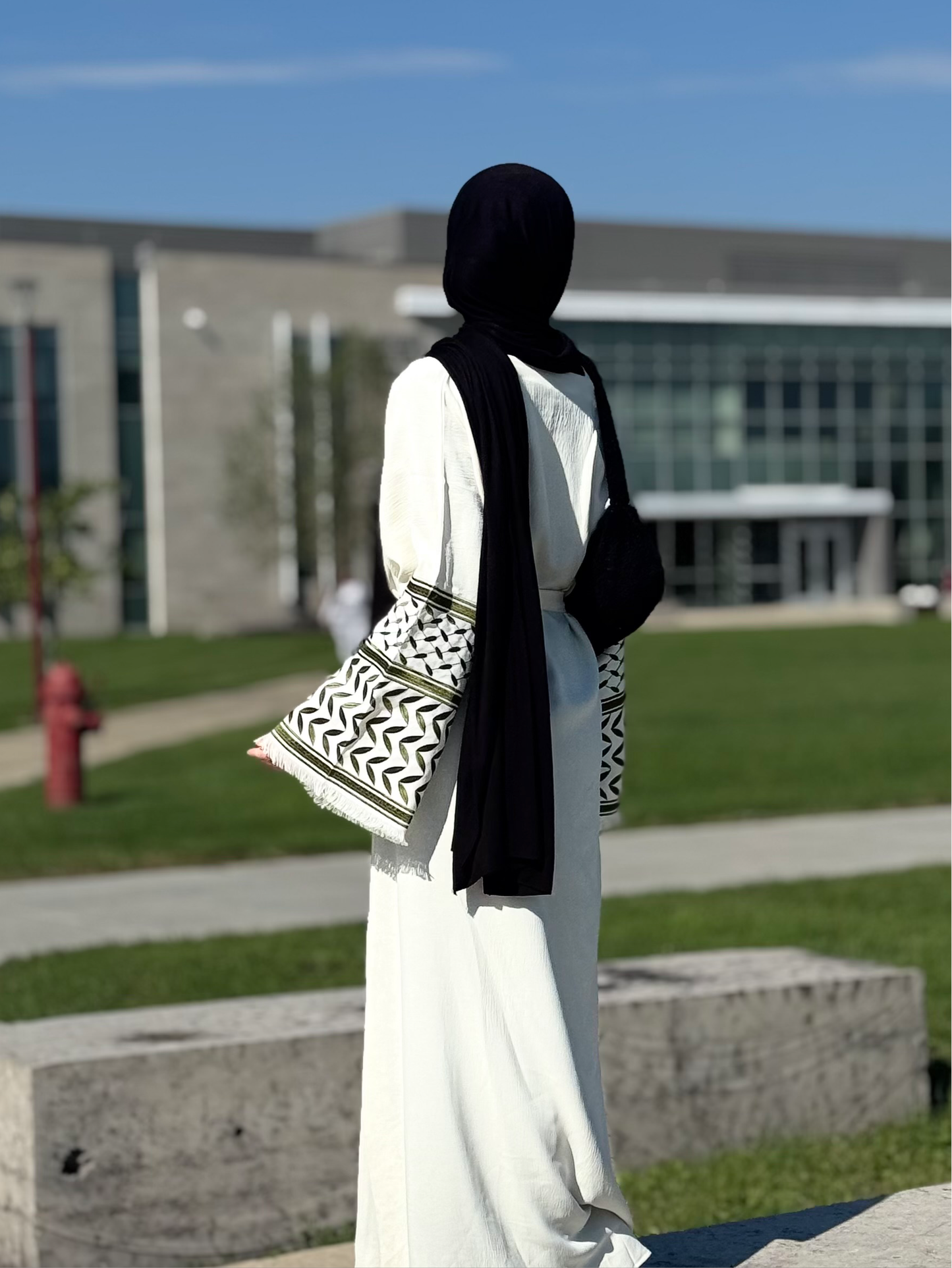 Olive Kuffiyeh Abaya 🇵🇸