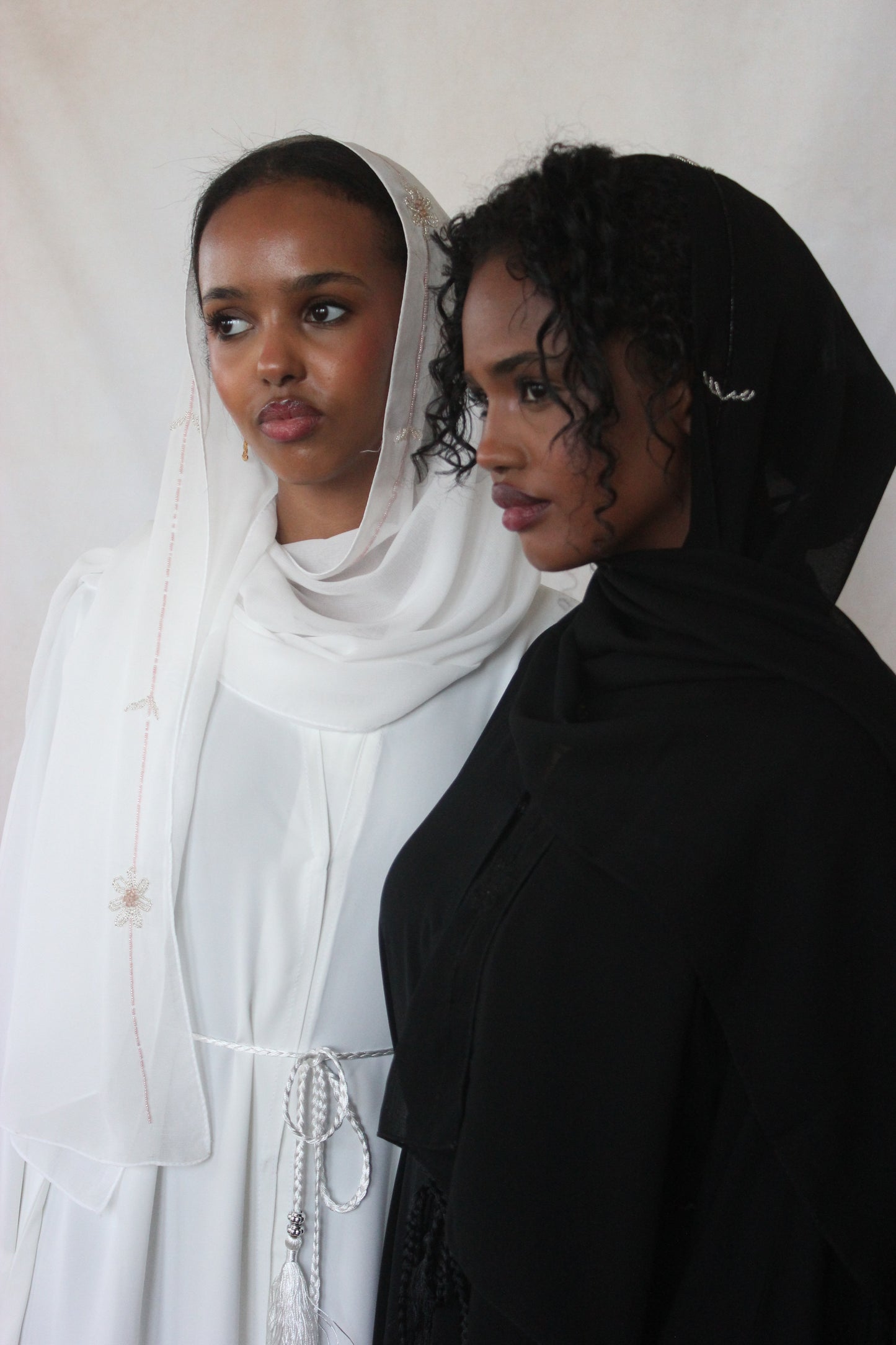 Flower beaded Abaya - All colors
