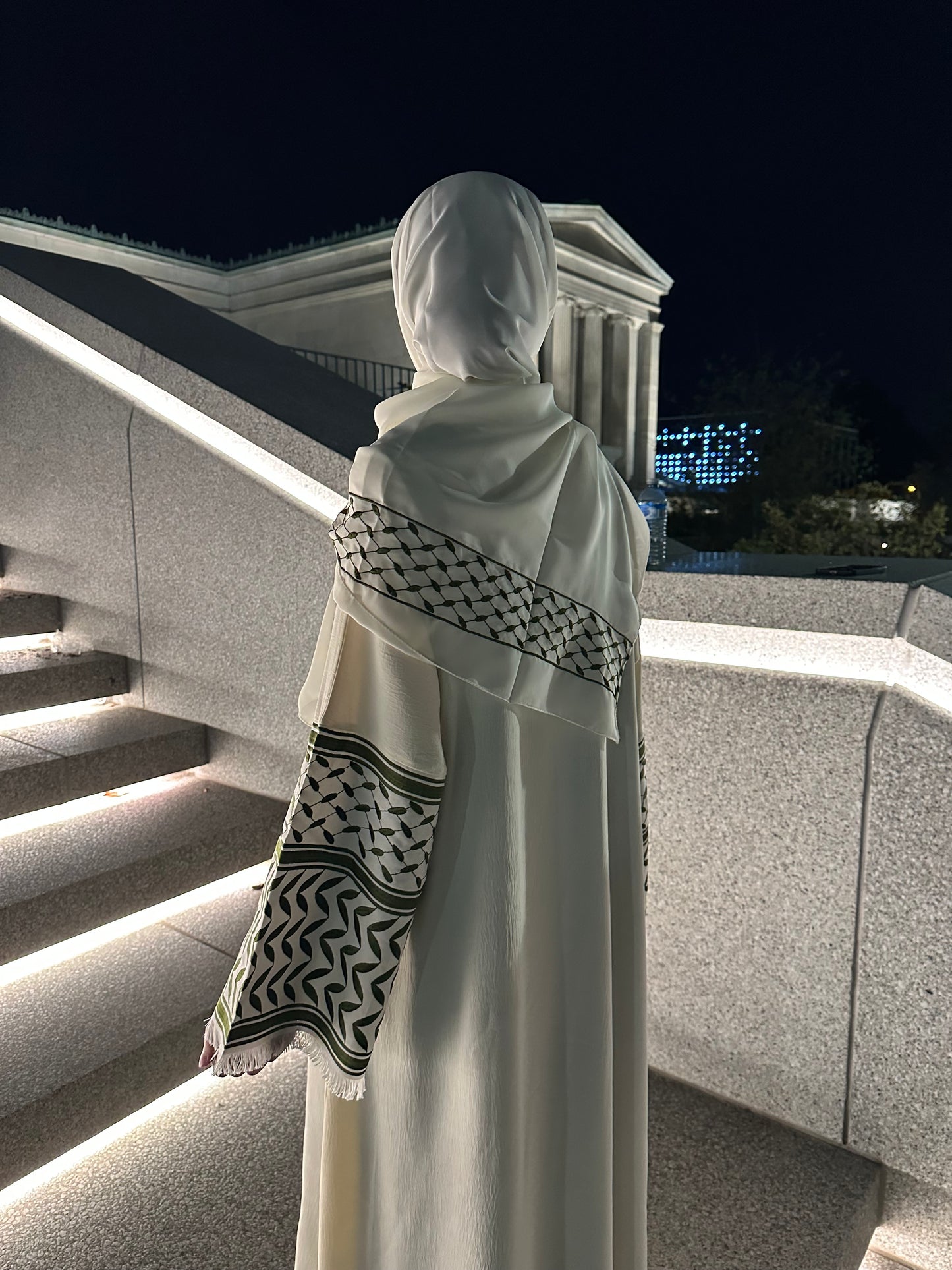 Olive Kuffiyeh Abaya 🇵🇸