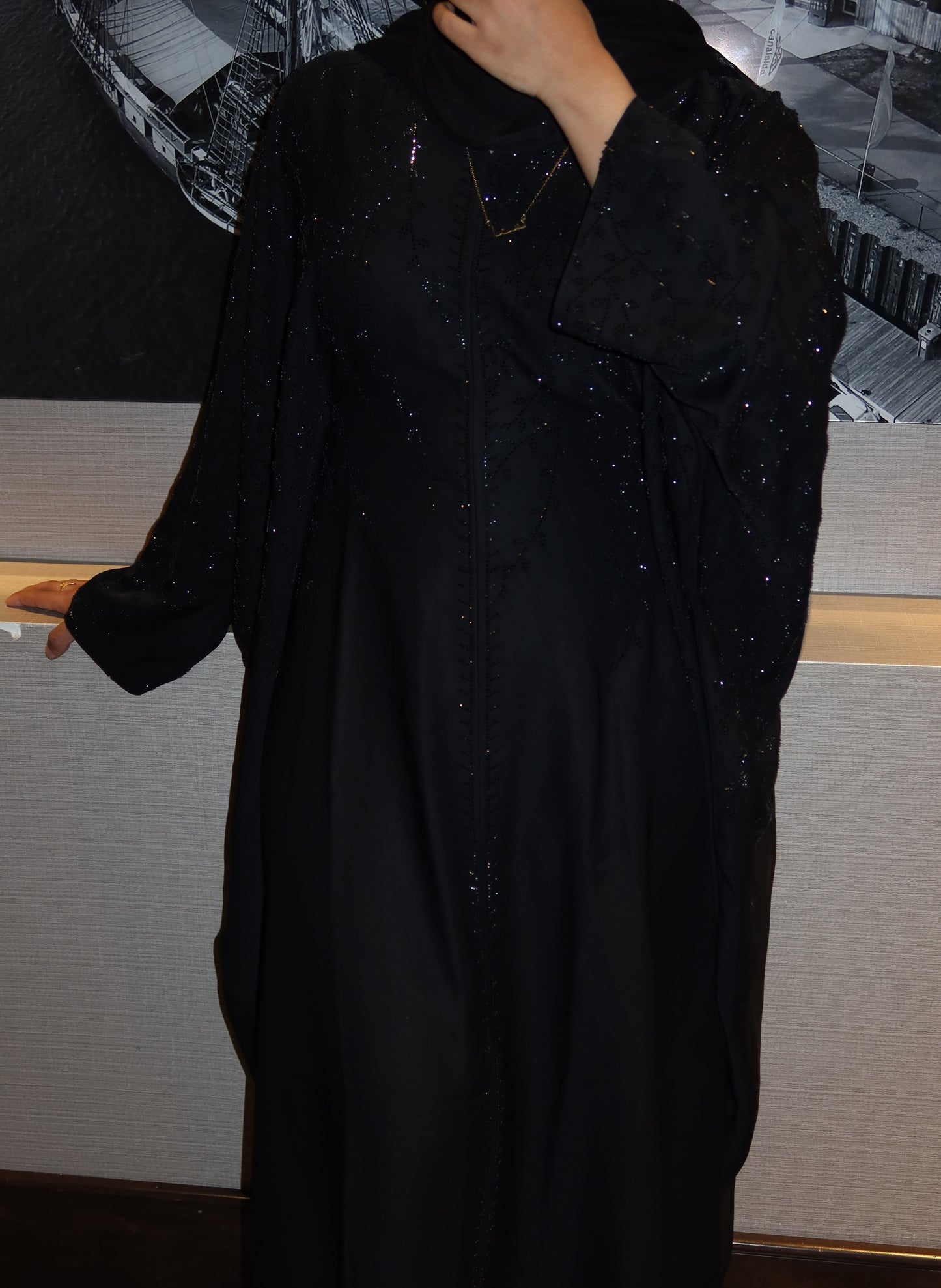 Celestial Noir Abaya